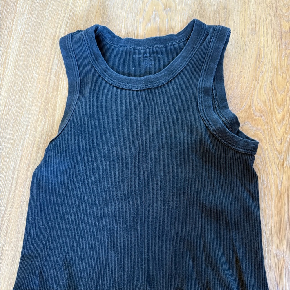 Vintage Brandy Melville Black Ribbed Tank